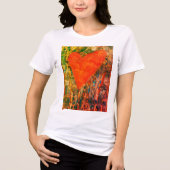 Mosaikherz Valentine Tri-Blend Shirt (Vorderseite)
