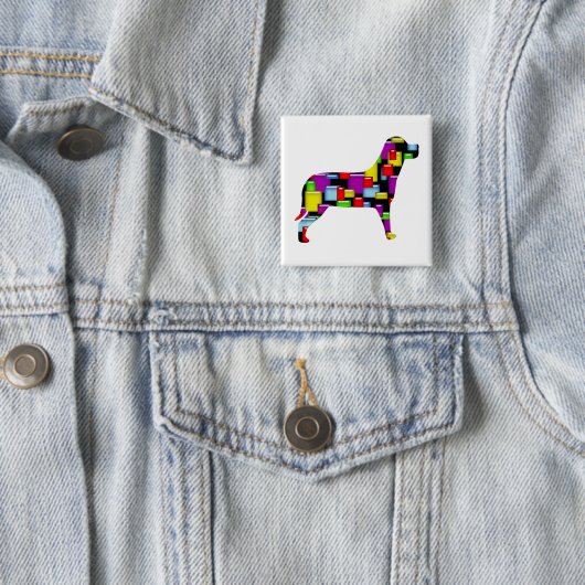 Mosaikhund Button (Beispiel)