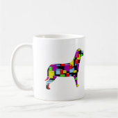 Mosaikhund Kaffeetasse (Links)