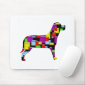Mosaikhund Mousepad (Mit Mouse)