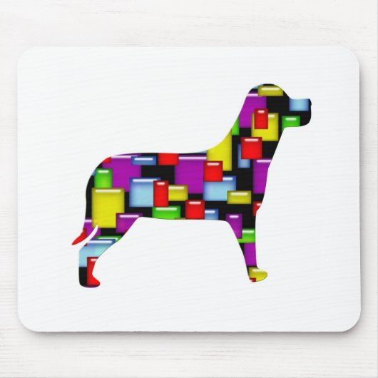 Mosaikhund Mousepad (Vorne)
