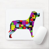 Mosaikhund Mousepad (Mit Mouse)