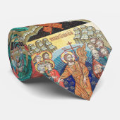 Mosaikikon Krawatte (Gerollt)