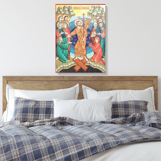 Mosaikikon Leinwanddruck (Insitu (Schlafzimmer))