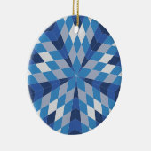 Mosaikische Sternexplosion (Muster) Keramik Ornament (Rechts)