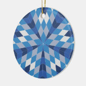 Mosaikische Sternexplosion (Muster) Keramik Ornament (Links)