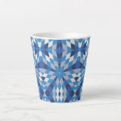 Mosaikische Sternexplosion (Muster) Milchtasse (Vorderseite)