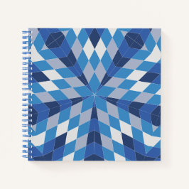 Mosaikische Sternexplosion (Muster) Notizblock