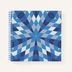 Mosaikische Sternexplosion (Muster) Notizblock
