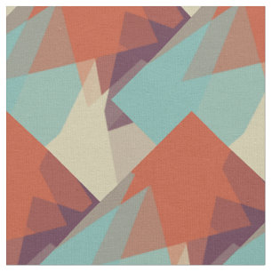 Mosaikisches geometrisches Muster #7 Stoff