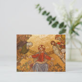 Mosaikjesuspostkarte Postkarte (Stehend Vorderseite)