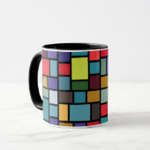 Mosaikkaffee-Cup Tasse (Vorderseite Links)