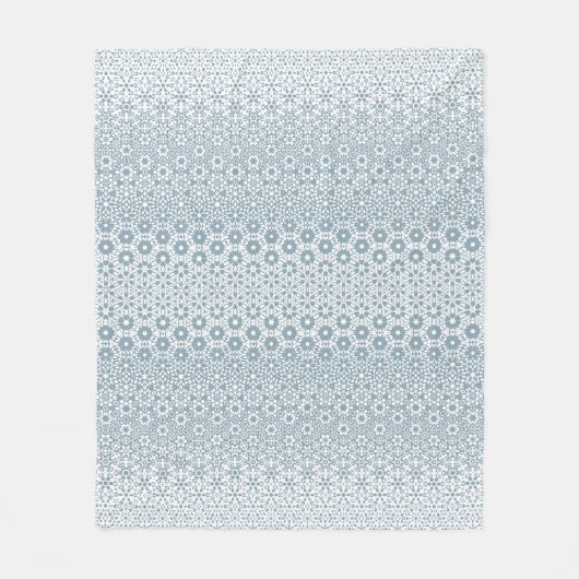 Mosaikkaffee Tasse weiß und grau geometrisch Fleecedecke (Vorderseite)
