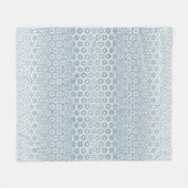 Mosaikkaffee Tasse weiß und grau geometrisch Fleecedecke (Vorderseite (Horizontal))