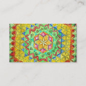 Mosaikkarte Visitenkarte (Rückseite)