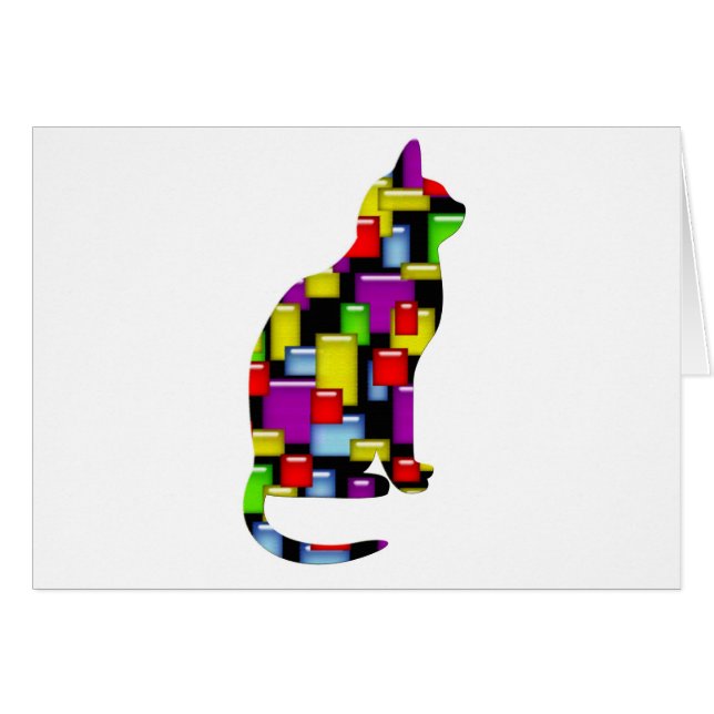 Mosaikkatze (Vorderseite (Horizontal))