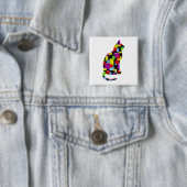 Mosaikkatze Button (Beispiel)