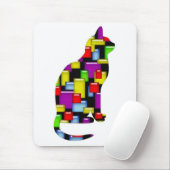 Mosaikkatze Mousepad (Mit Mouse)