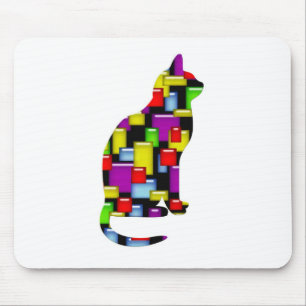 Mosaikkatze Mousepad