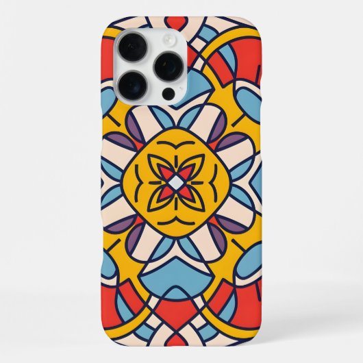 Mosaikkirche, Mandala-Muster iPhone Hülle (Rückseite)