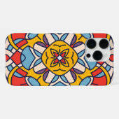 Mosaikkirche, Mandala-Muster iPhone Hülle (Rückseite (Horizontal))