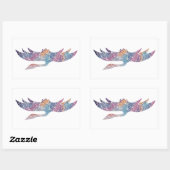 Mosaikkranaufkleber Rechteckiger Aufkleber (Blatt)