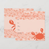 Mosaikkrebs Einladung (Vorne/Hinten)