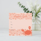 Mosaikkrebs Einladung (Stehend Vorderseite)