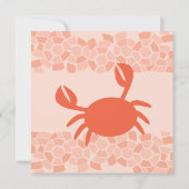 Mosaikkrebs Einladung (Rückseite)