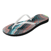 Mosaikkreise Badesandalen (Schrägansicht)