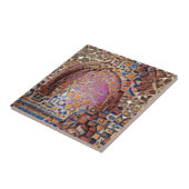 Mosaikkunst aus rotem Gold Fliese (Seite)