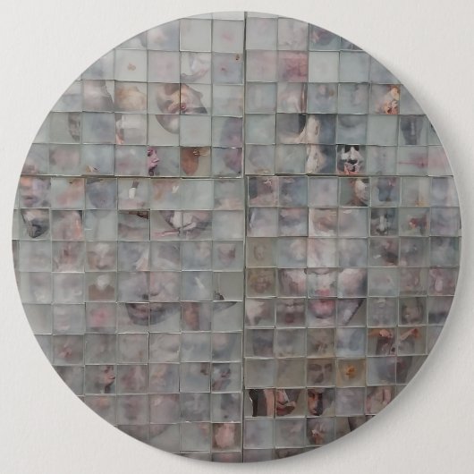 Mosaikkunst Button (Vorderseite)