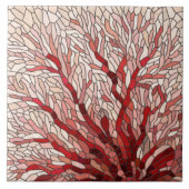 Mosaikkunst des Roten Meeres Fliese (Vorderseite)