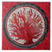 Mosaikkunst des Roten Meeres Fliese (Vorderseite)