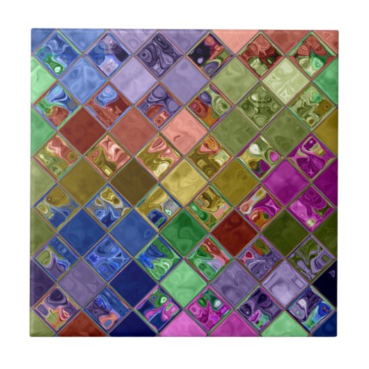 Mosaikkunst Fliese (Vorderseite)