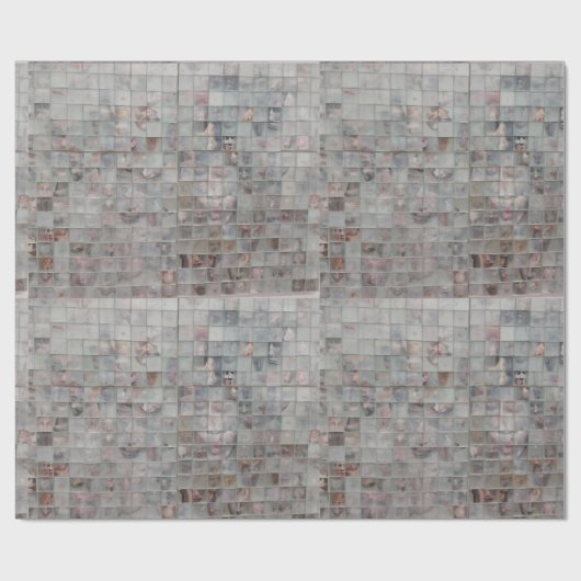 Mosaikkunst Geschenkpapier (Flach)