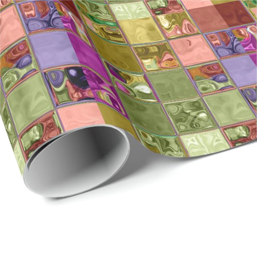 Mosaikkunst Geschenkpapier (Rolleneckpunkt)