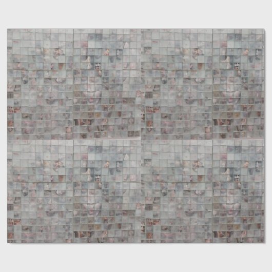 Mosaikkunst Geschenkpapier (Flach)