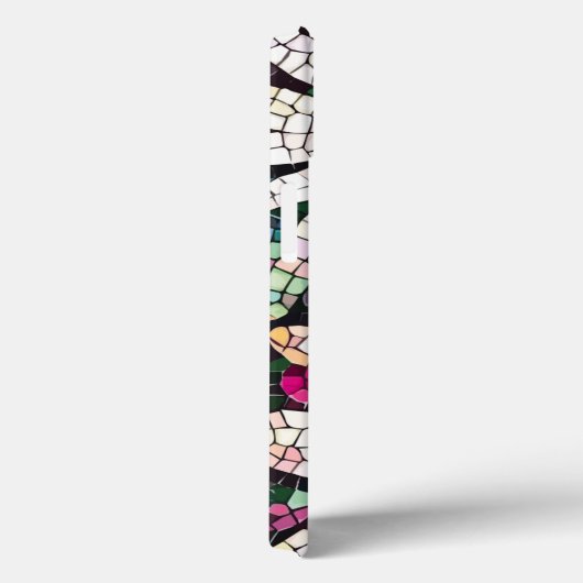 Mosaikkunst gestanztes Glas Blumenmuster Case-Mate iPhone Hülle (Rückseite / Rechts)