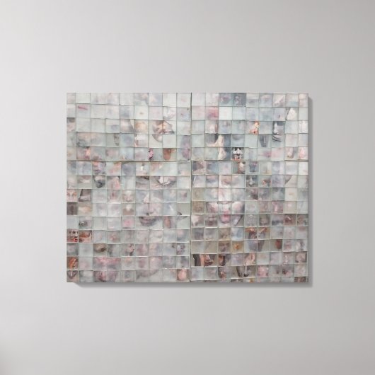 Mosaikkunst Leinwanddruck (Vorderseite)