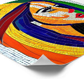 Mosaikkunst Poster (Ecke)