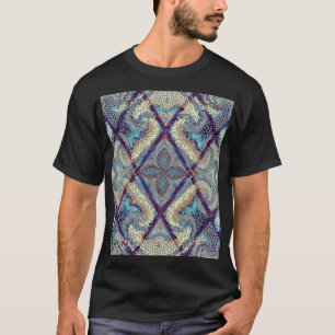 Mosaikkunst: Rhombus Tile Pattern T-Shirt