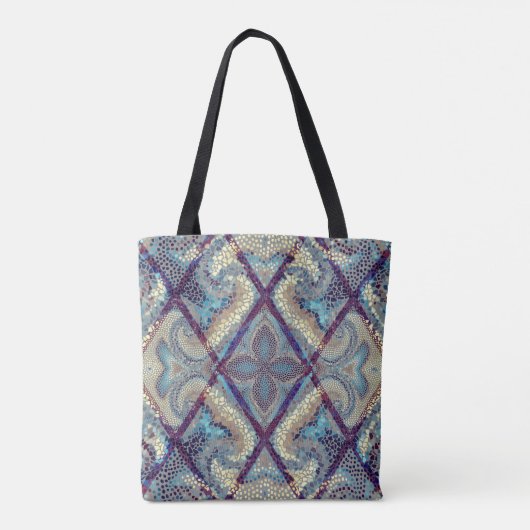 Mosaikkunst: Rhombus Tile Pattern Tasche (Rückseite)