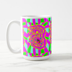 Mosaikkunst rund um die hübsche Kunst Kaffeetasse