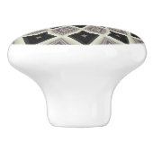 Mosaikkunstmuster des Fraktals Keramikknauf (Seitenansicht)