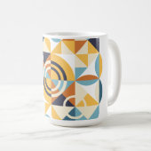 Mosaikkunstmuster Kaffeetasse (VorderseiteRechts)