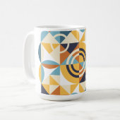Mosaikkunstmuster Kaffeetasse (Vorderseite Links)