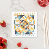 Mosaikkunstmuster Serviette (Beispiel)
