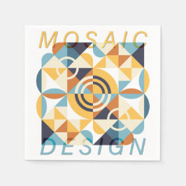 Mosaikkunstmuster Serviette