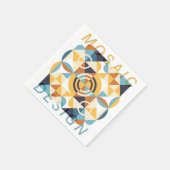 Mosaikkunstmuster Serviette (Ecke)